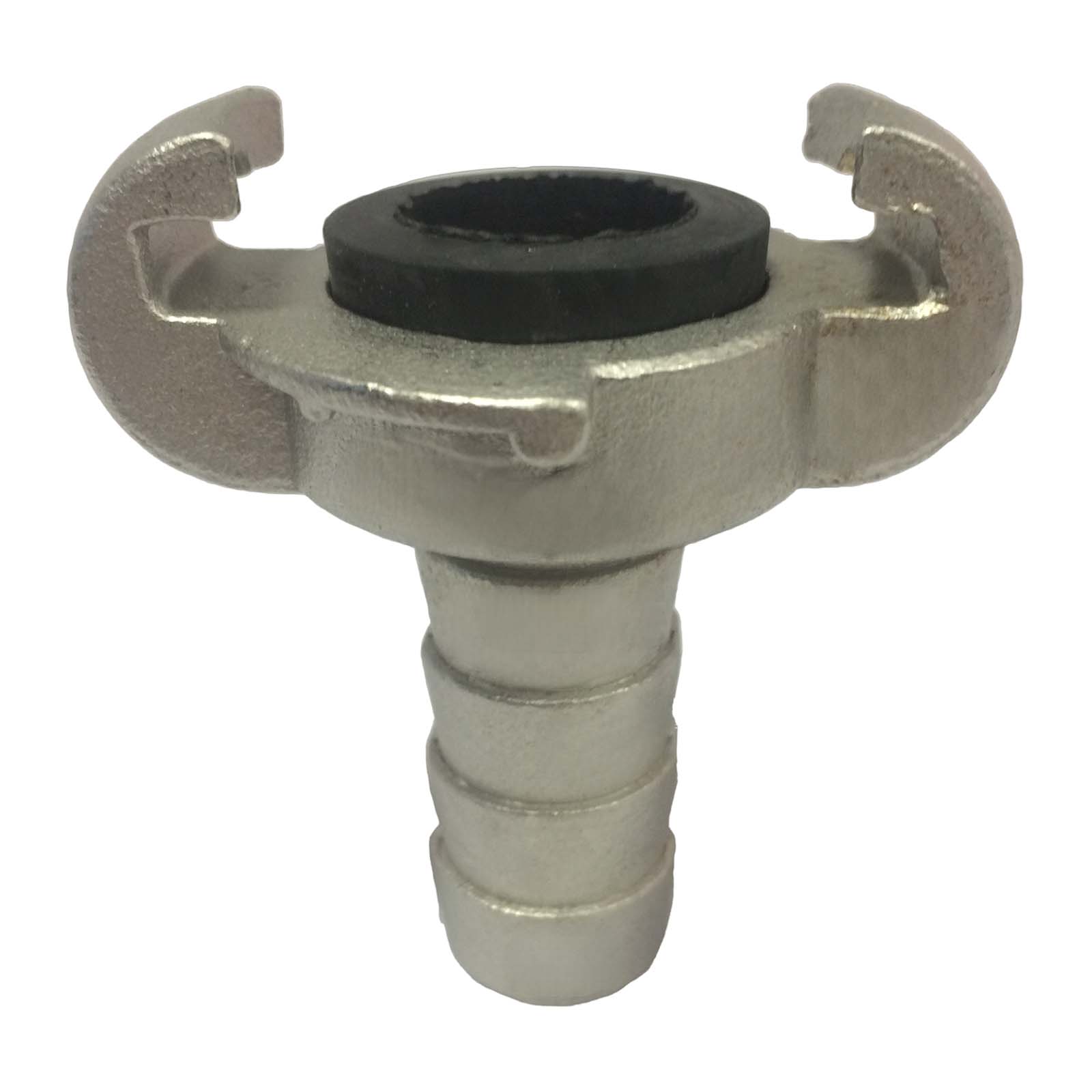 1/2" Klauen Kupplung Edelstahl AISI 304 European Type Abstand 42 mm Schlauch Stutzen Tülle 14,5 mm - PN 10 bar