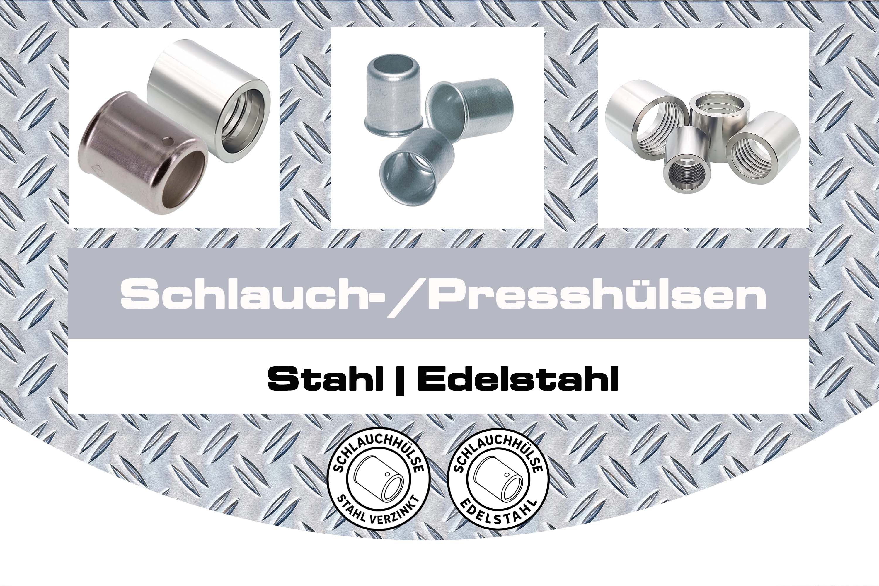 Schlauch- /Presshülsen
