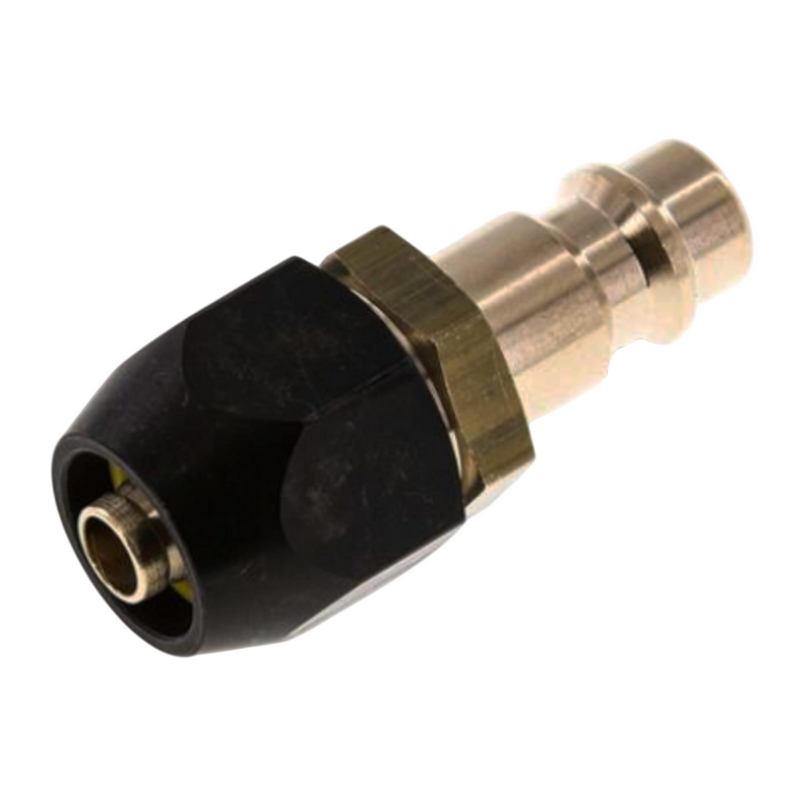 10 mm Druckluft Stecker Nippel Einsteck Überwurf Mutter ÜWM TX Schlauch Tülle Messing NW 7,2 LW - PN 16 bar