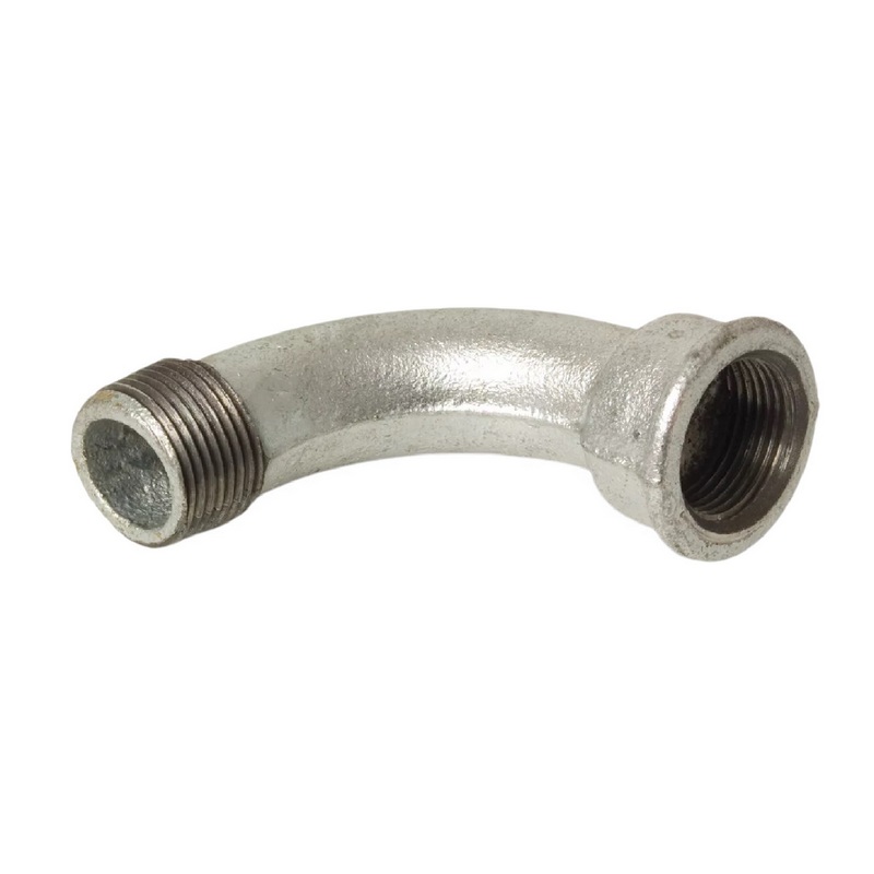 4" Gusseisen Temperguss Fitting Nr. 1 Bogen 90° Innen x Außengewinde IG x AGDVGW PN 25 bar