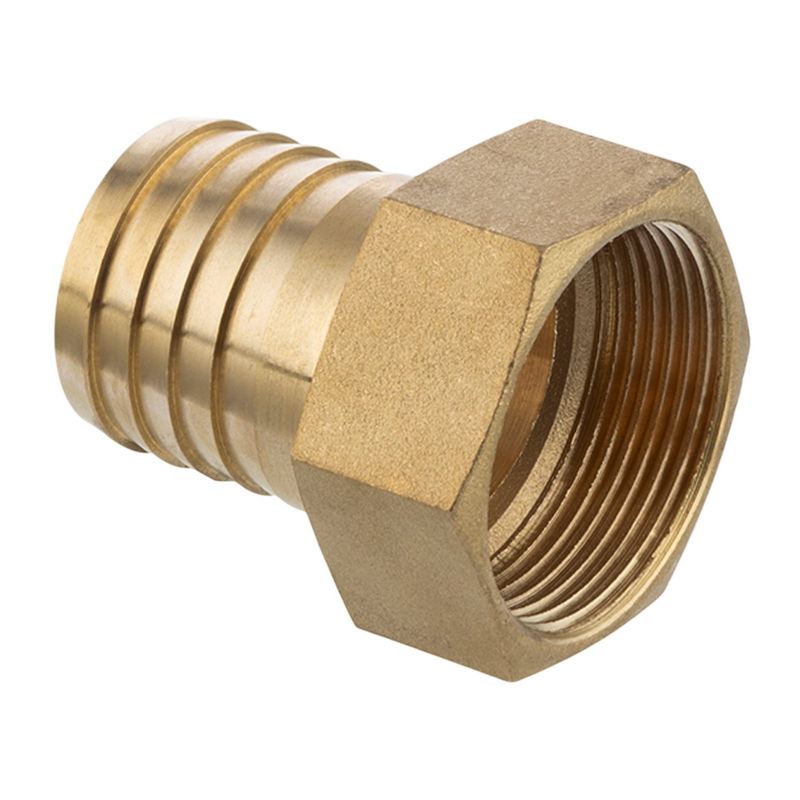 1" x 25 mm Schlauch Tülle Stutzen Innengewinde IG Nippel Messing Fitting - PN 16 bar
