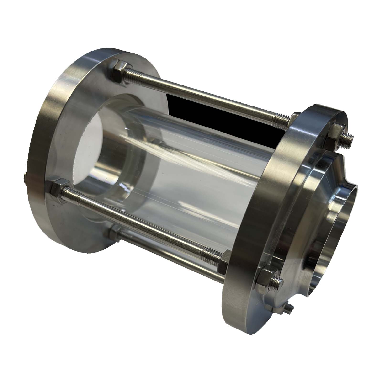 DN 100 Milchrohr Verschraubung DIN 11851 Schauglas Anschweißende ID x AD 100 x 104 mm - PN 25 bar