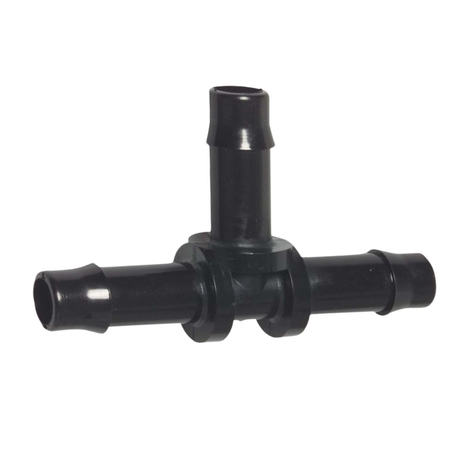 32 mm PA Nylon T-Stück 90° Schlauch Verbinder Stutzen Tülle Kupplung Fitting WF schwarz PN 10 bar