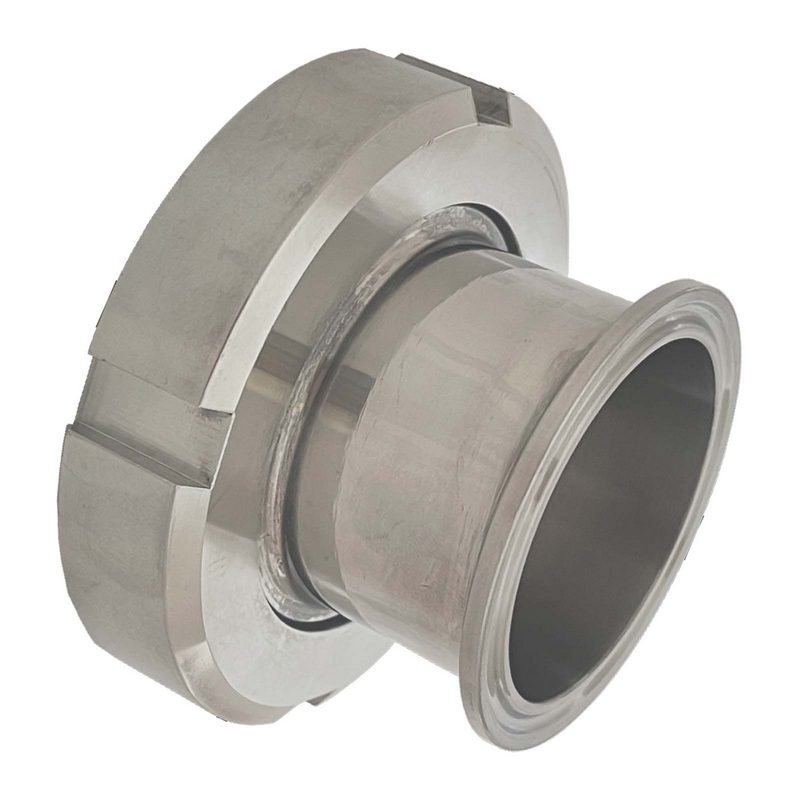 DN 25 Milchrohr Verschraubung DIN 11851 Übergang Adapter Mutterteil Überwurfmutter -> Clamp Teller 50,5 mm - PN 25 bar