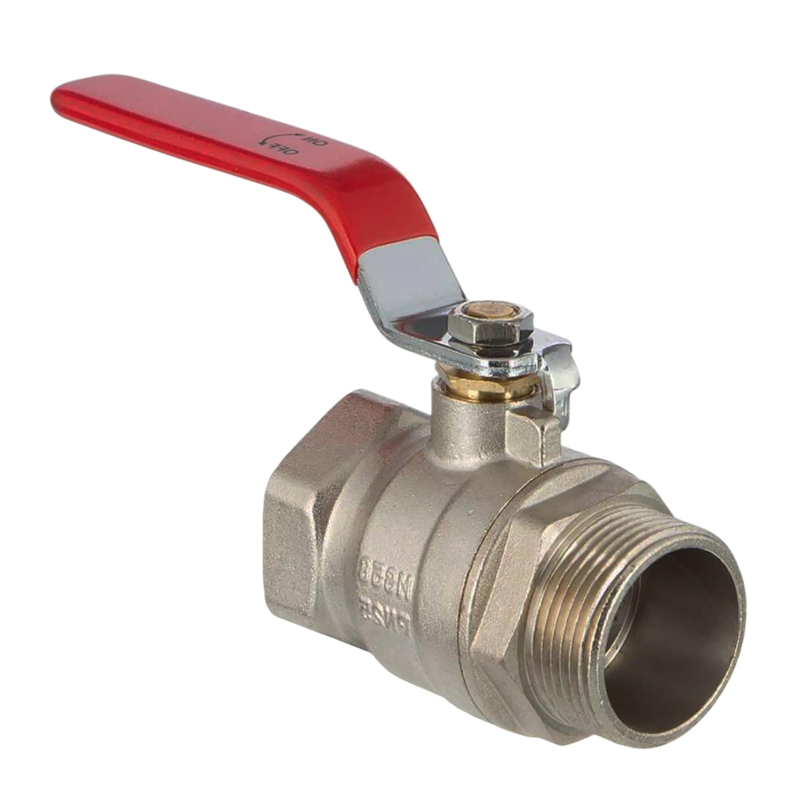 4" DN 100 Kugelhahn voller Durchgang Messing Innen x Außengewinde - PN 25 bar