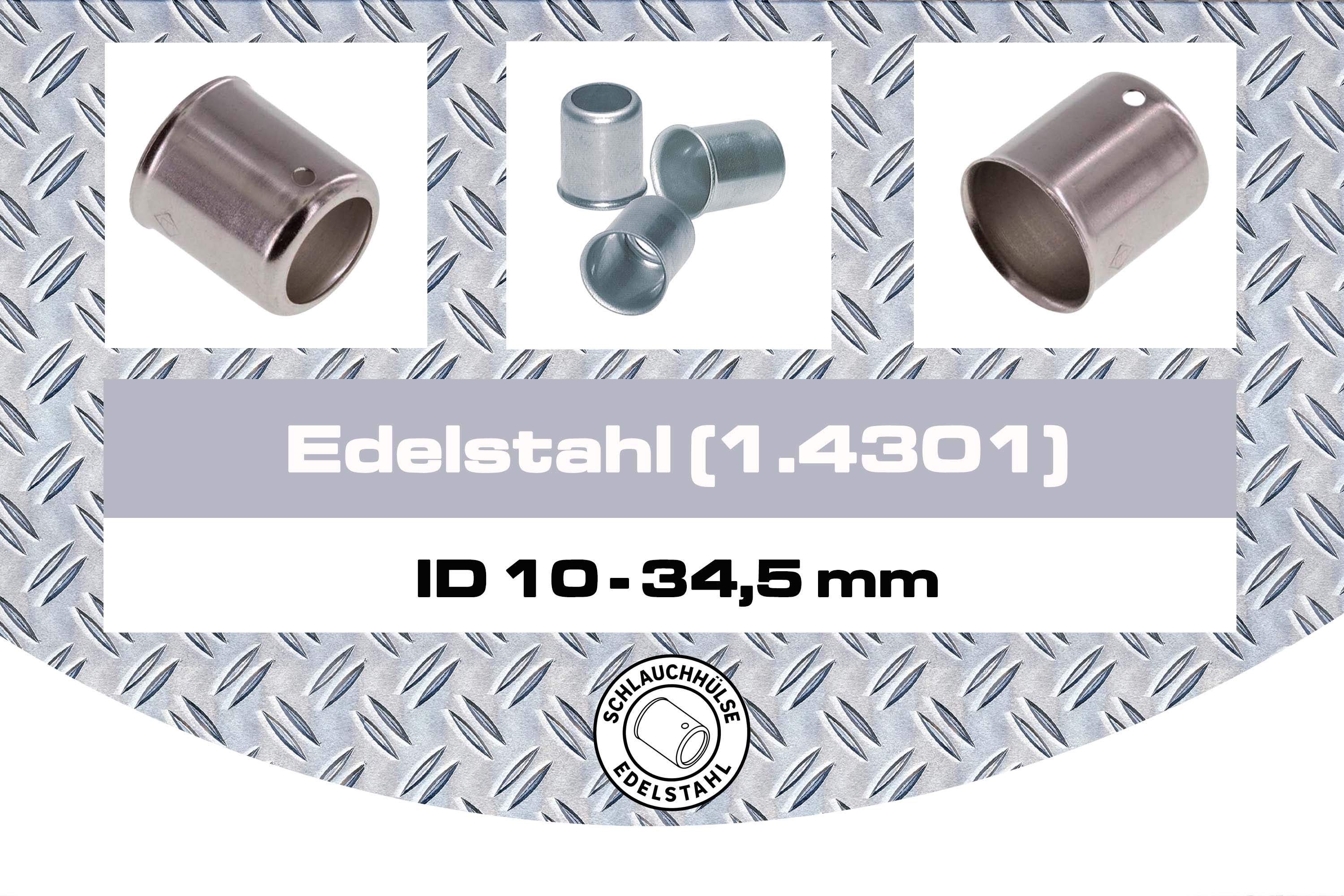 Edelstahl (1.4301)
