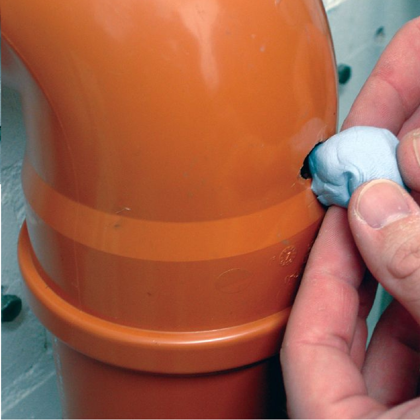 Repair Reparatur Stick Knete Epoxidharz Kunststoff Trinkwasserzulassung weiß-blau - 115 gr