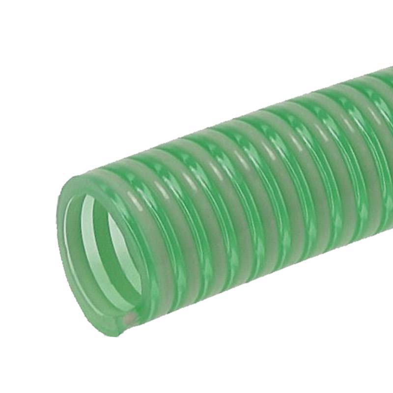 110 mm Saug Ansaug Spiral Förder Pumpen Schlauch grün-weiß transparent PN 2 bar