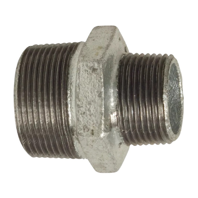 3/8" x 1/4" Gusseisen Temperguss Reduziernippel Nr. 245 Außen x Außengewinde AG PN 25 bar