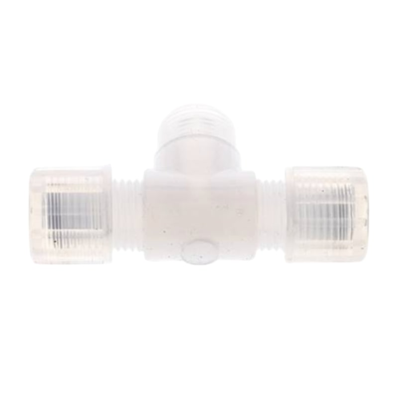 6 x 4 mm x 1/8" T-Stück 90° Kupplung Aussengewinde PFA Verschraubung PA PP Schlauch FDA - PN 10 bar