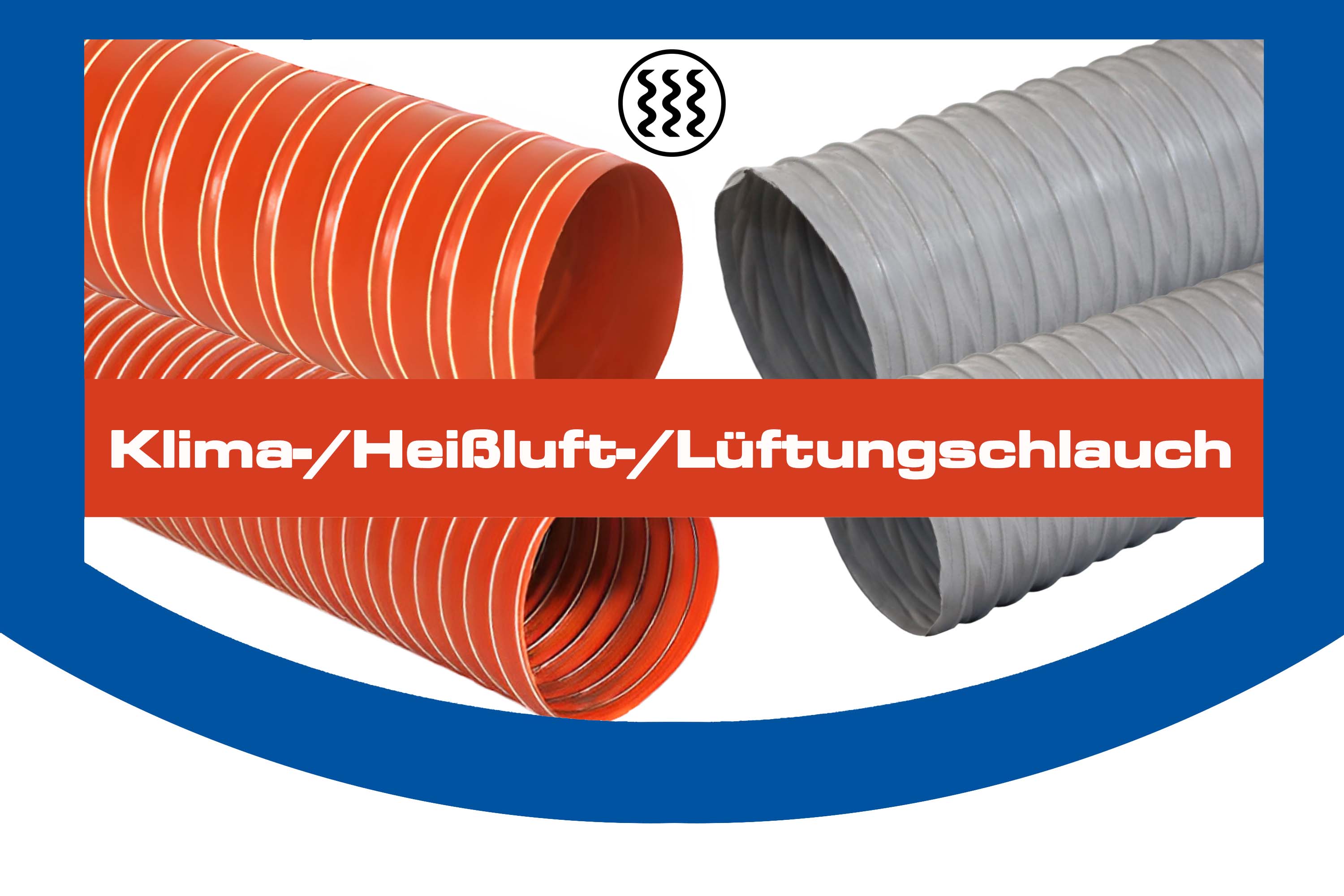 Klima- / Heißluft- / Lüftungsschlauch