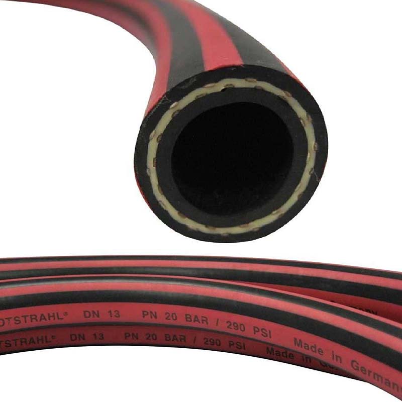 50 mm 2" Zoll Hochleistungs Gummi Wasser Schlauch EPDM - CONTI TRIX ROTSTRAHL® PN 10 bar