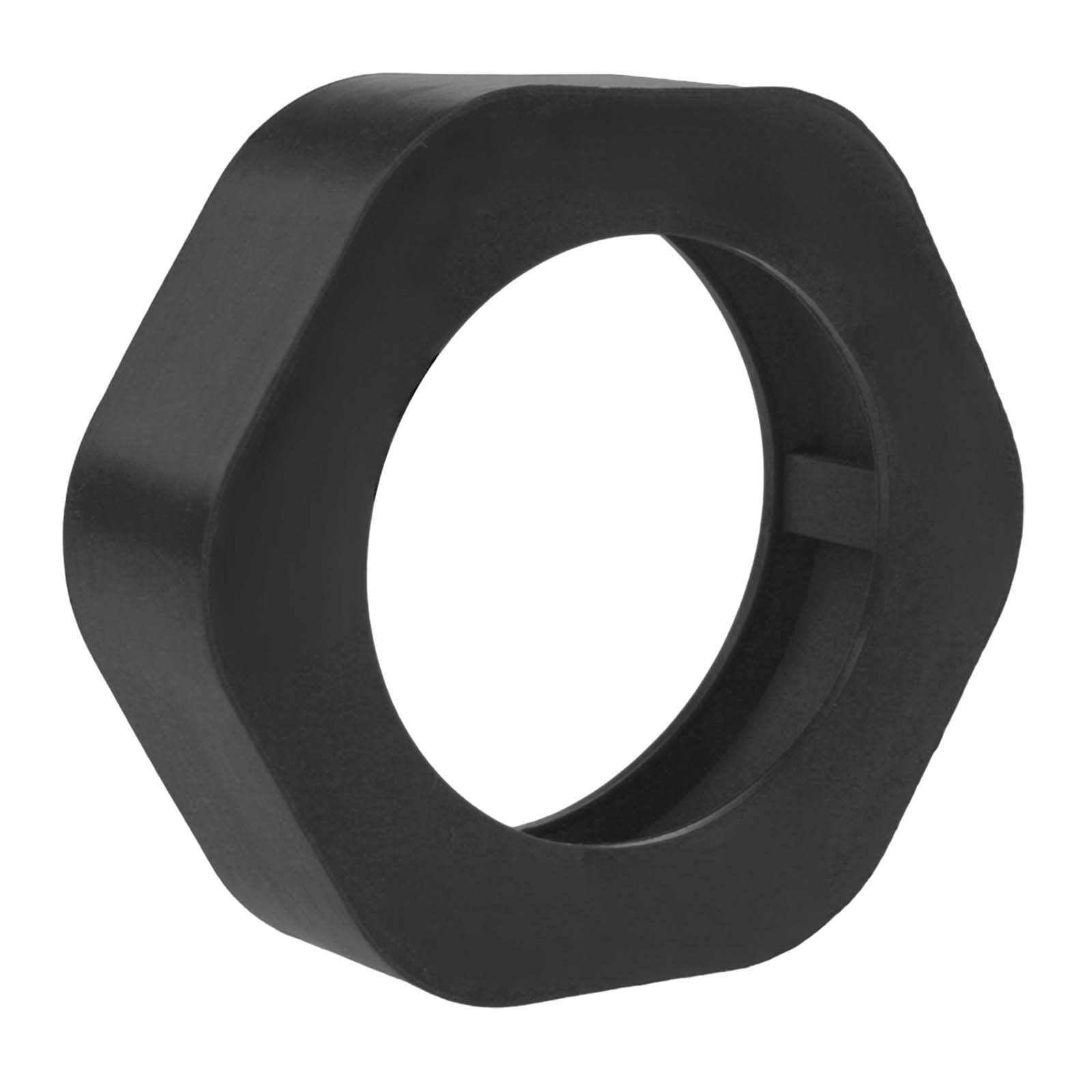 DN 100 Milchrohr Verschraubung DIN 11851 Prallschutz Überwurfmutter Gummi EPDM - schwarz