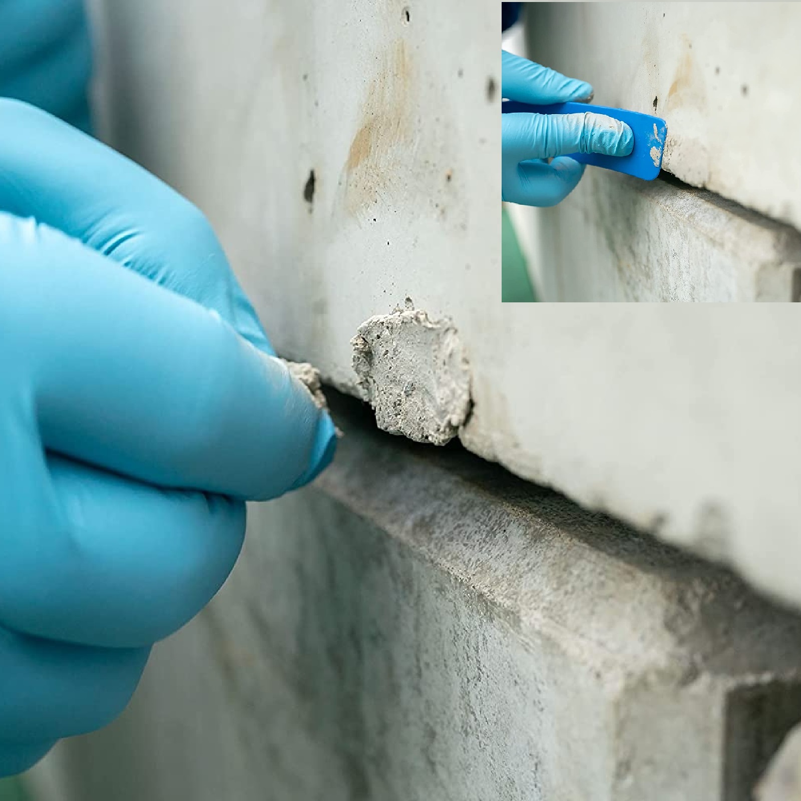 Repair Reparatur Stick Knete Epoxidharz Beton schnellhärtend betongrau - 115 gr