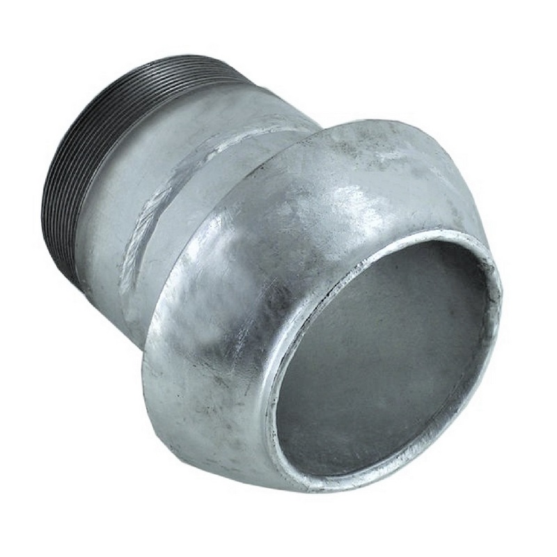 DN 50 Kardan Perrot Kupplung V-Teil mit Außengewinde 1 1/2" Zoll Gülle Schlamm Schlauch