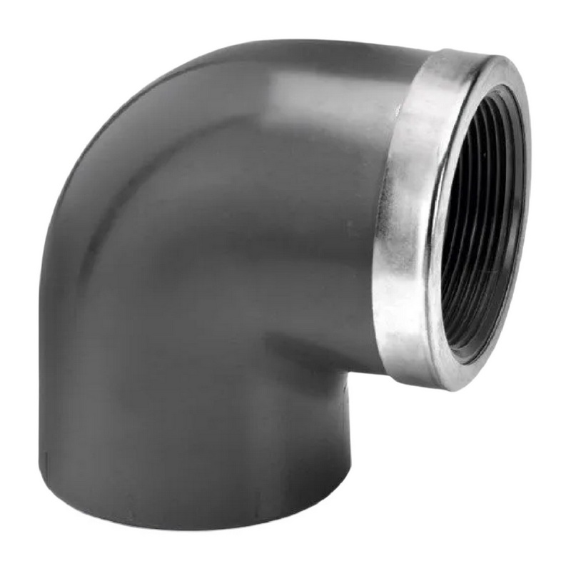 110 mm VDL PVC Klebe Fitting Winkel 90° Innengewinde IG 110 mm x 4" - PN 16 bar