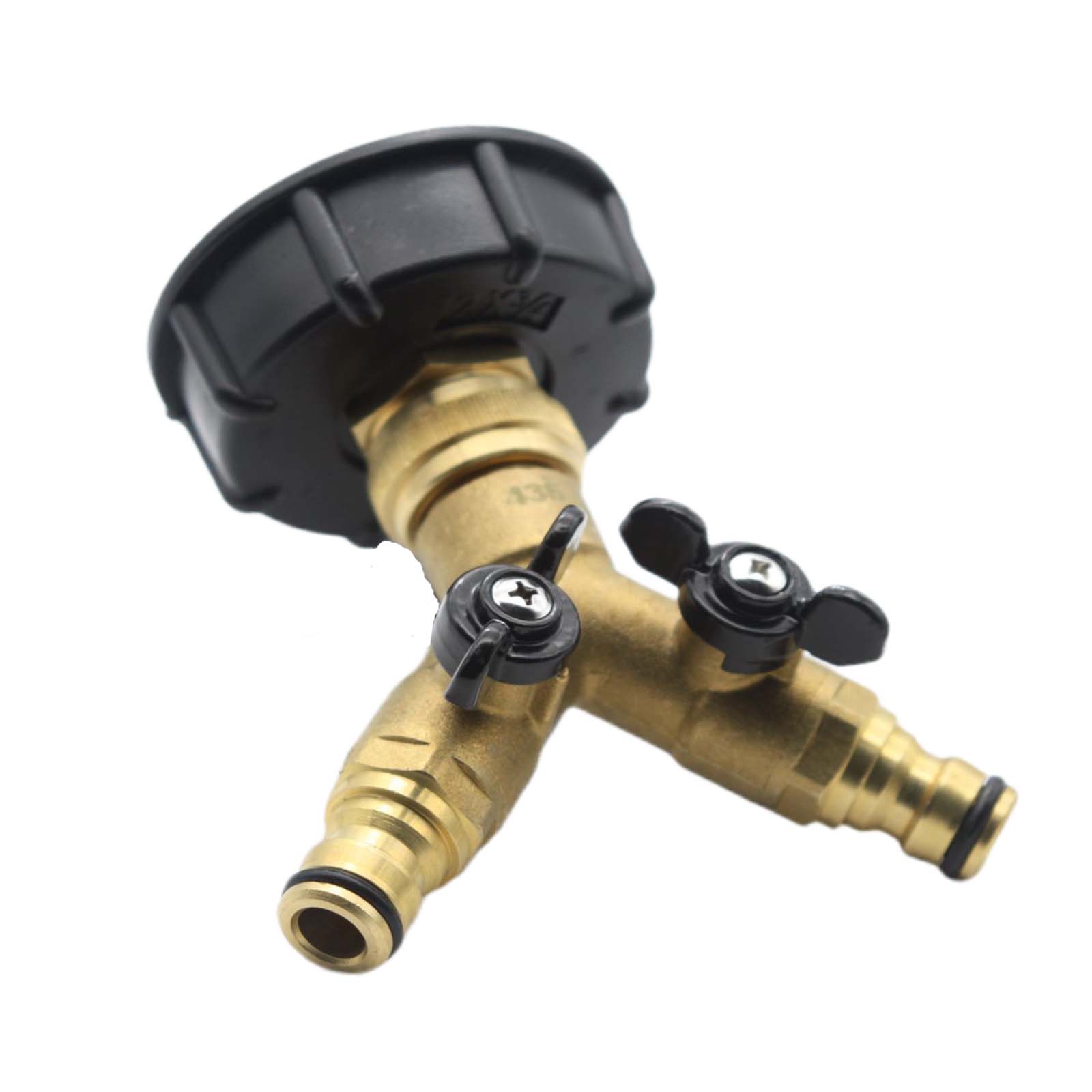 S60 x 6 IBC Adapter Y-Verteiler Click-Anschluss Quick Connect