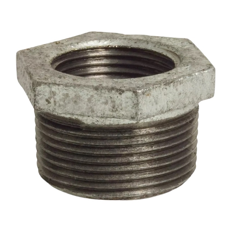3/8" x 1/4" Gusseisen Temperguss Reduzierstück Nr. 241 Außen x Innengewinde AG x IG PN 25 bar