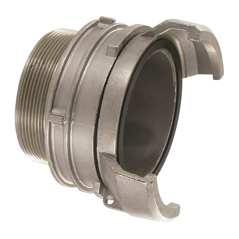 DN 100 Guillemin Kupplung Verriegelung BSPP Außengewinde AG 4" Edelstahl AISI 316 - PN 16 bar